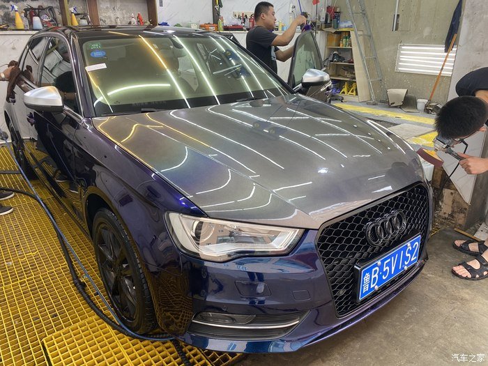 旧貌换新颜，奥迪A3，5年老三喷涂式隐形车衣，改色作业多图慎入