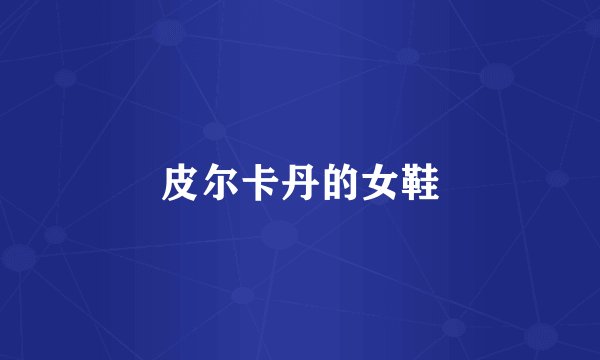 皮尔卡丹的女鞋