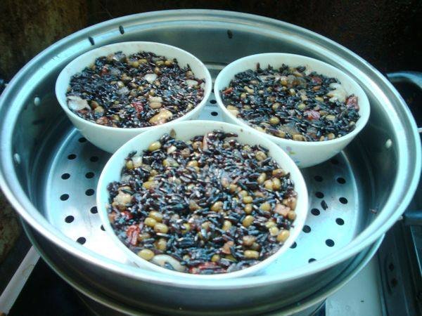 的做法,紫米八宝饭怎么做好吃,紫米八宝饭的家常做法